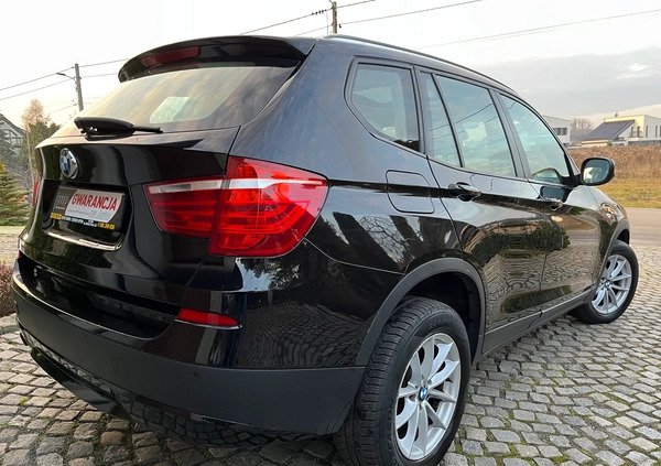 BMW X3 cena 58900 przebieg: 224000, rok produkcji 2012 z Sępopol małe 466